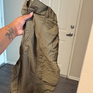 Olive Green Track Pants